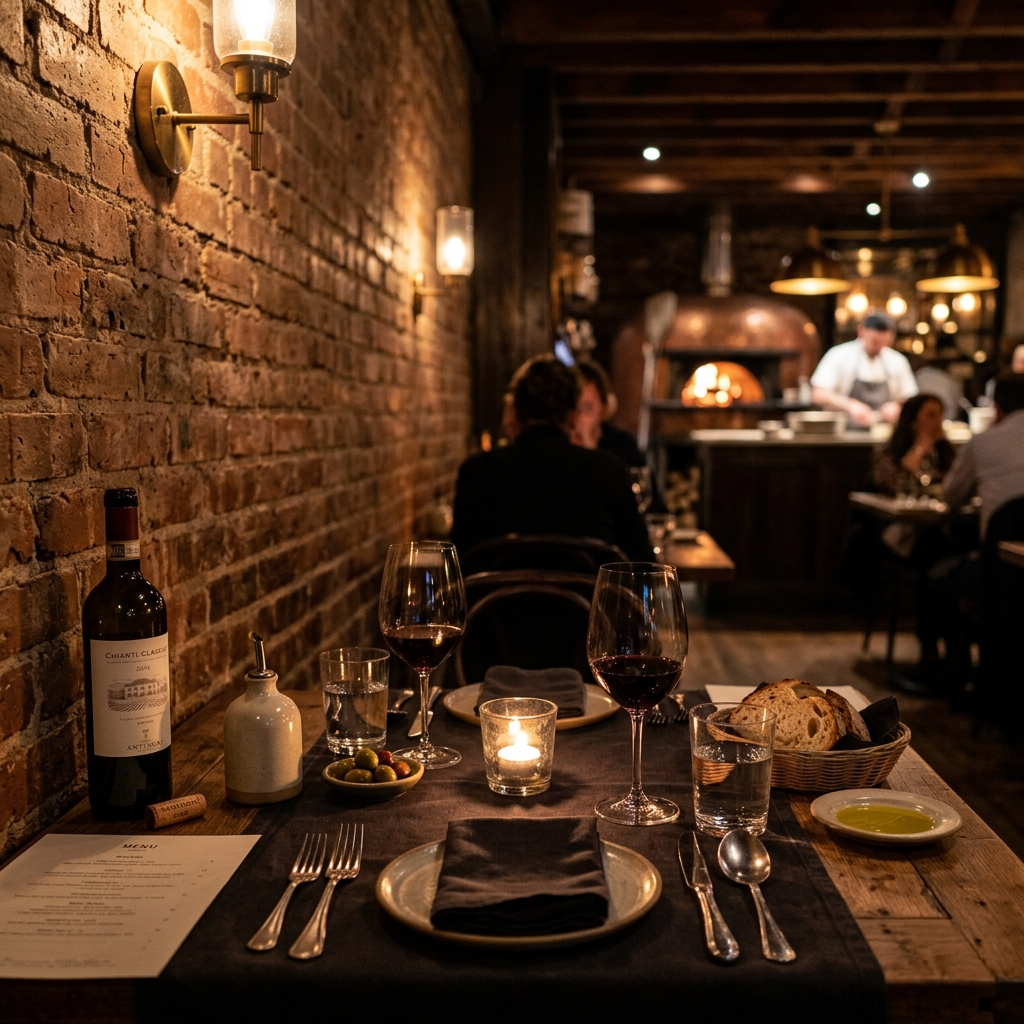 Intérieur romantique du restaurant